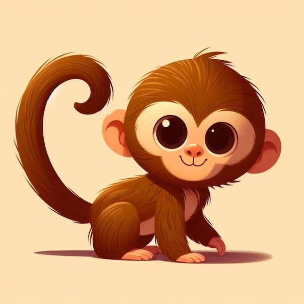 a monkey with big eyes and a big eye