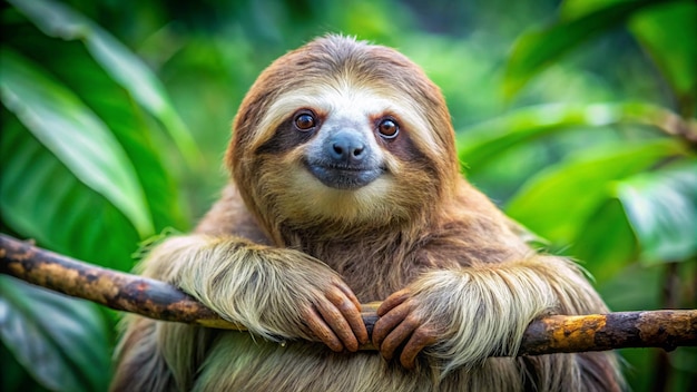 a monkey with a long tail holds his arms up