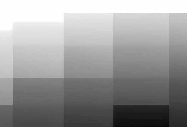 Monochromatic gray gradient with minimalist squares