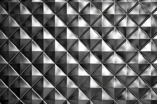 Monochromatic metal wall with intricate patterns and textures Generative AI