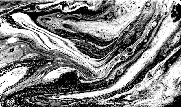 Monochrome abstract pattern. Marble imitation background.