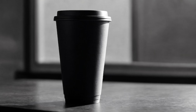 Monochrome Coffee Cup