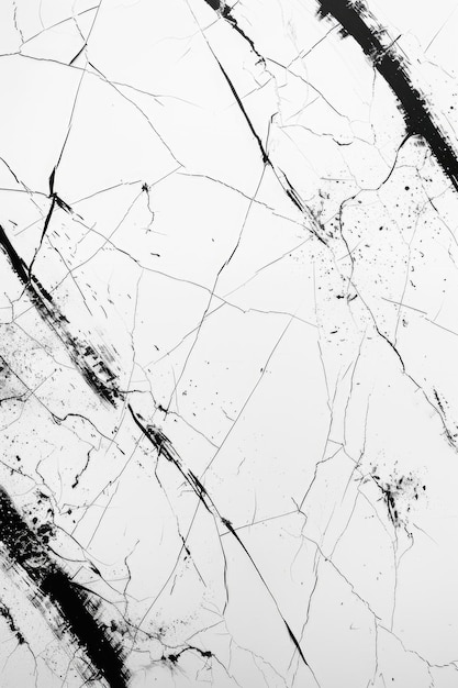 Photo monochrome cracked texture with abstract patterns