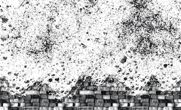 Monochrome particles abstract texture.Overlay illustration over any design to create grungy vintage