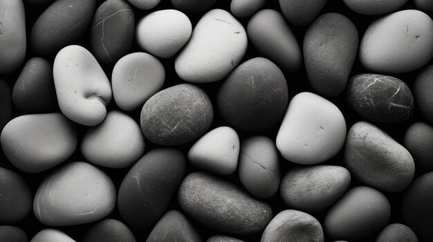 Monochrome Pebble Collection Textures