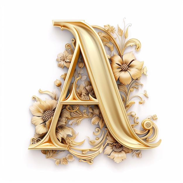 Monogram letter A to Z