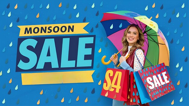 Monsoon Madness Sale 50 off Bright fun and energetic design