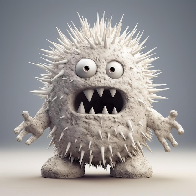 Monster Figurine With Inventive Design A Close Up Look