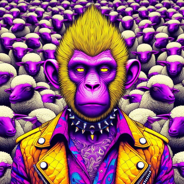 monster ilustration gamer avatar gorilla icon animal humanoid ape illustration monkey art