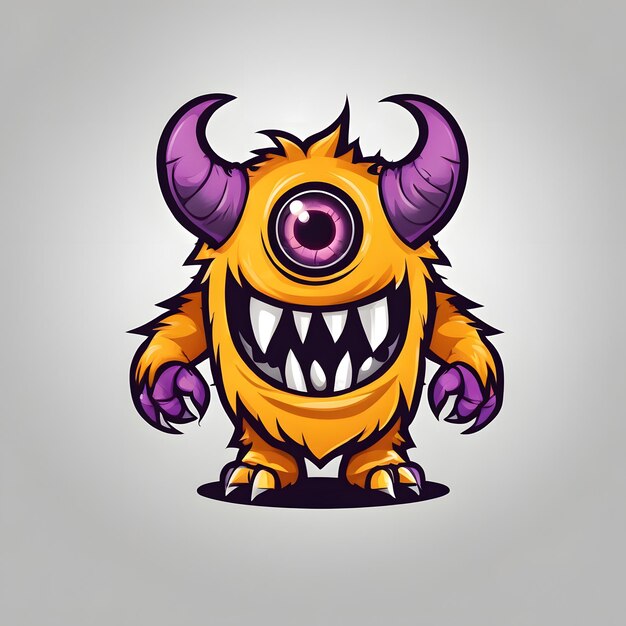 Photo monster mascot logo monster esports logo monster logo design monster gaming logo ai generative