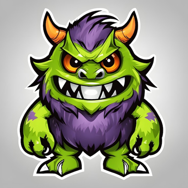 Photo monster mascot logo monster esports logo monster logo design monster gaming logo ai generative