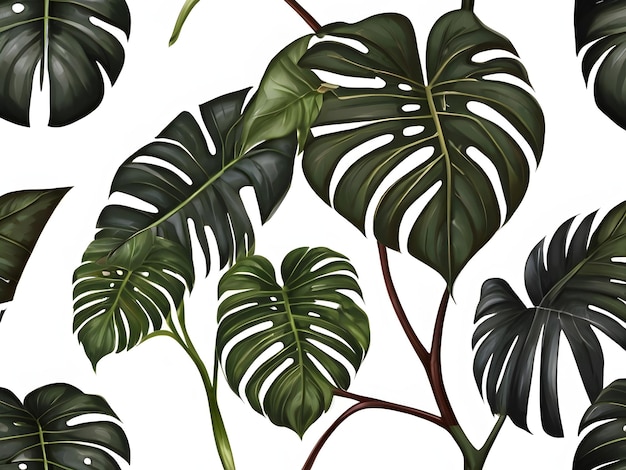 Monstera Delight A Tropical Symphony