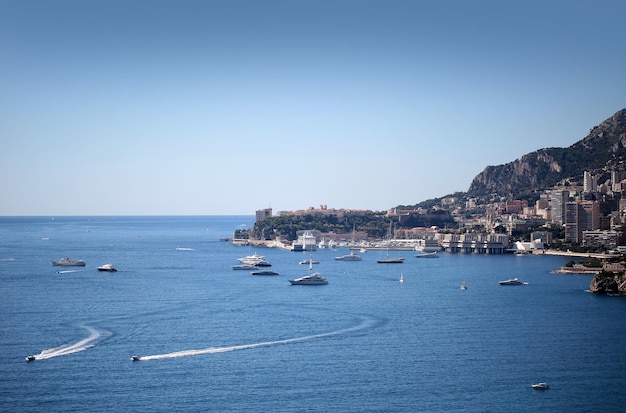 Monte Carlo Monaco city coastline