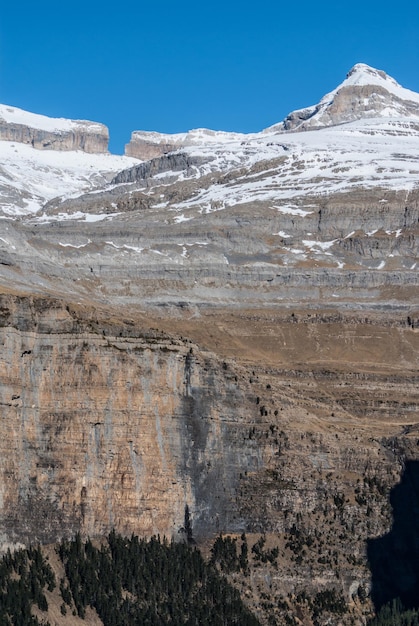 Monte Perdido in Ordesa National Park Huesca Spain