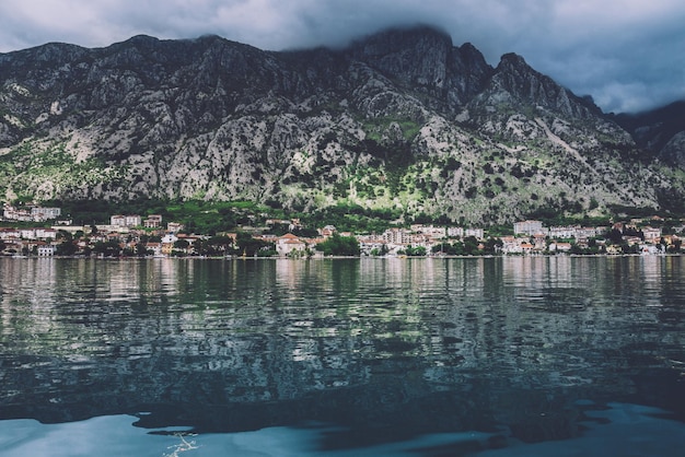 Montenegrin Village on Kotorska Bay in Montenegro