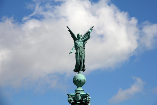 Monument in Copenhagen city Denmark