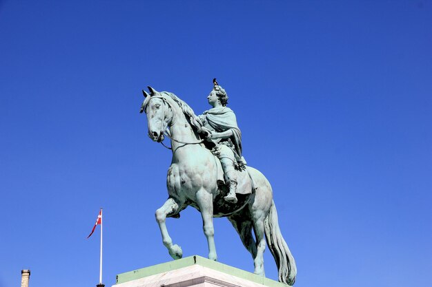 The monument in Copenhagen city Denmark