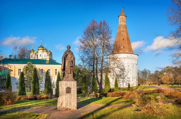 Monument to Joseph Volotsky near the JosephVolotsky Monastery in Teryaevo