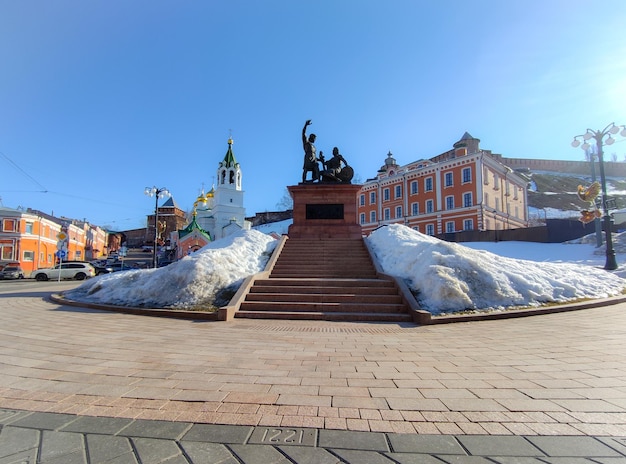 Monument to Minin and Pozharsky in Nizhny Novgorod