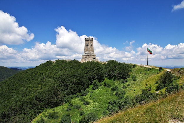 The monument on Shipka Pass in Bulgaria