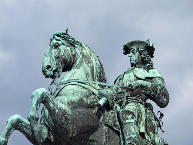 The monument in Vienna, Austria