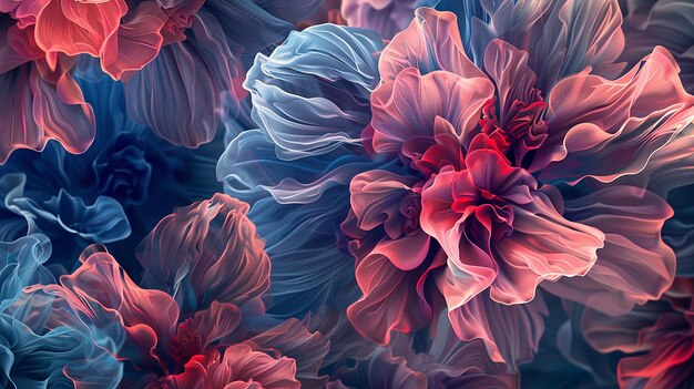 MoodInspired AIRendered Abstract Flower Portraits From Serenity to Passion