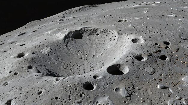 the moon is seen from space mission