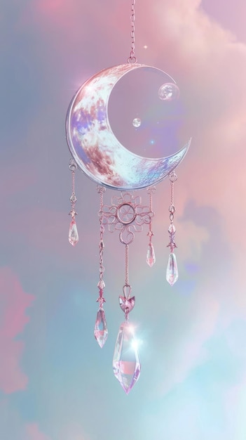 Moon phase jewelry art tranquility