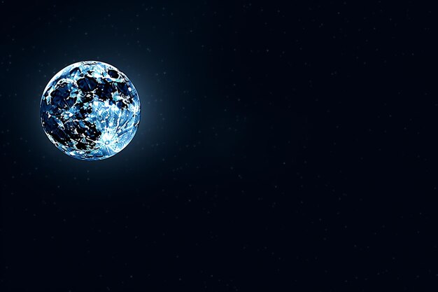 Photo moon space photos background and copy space