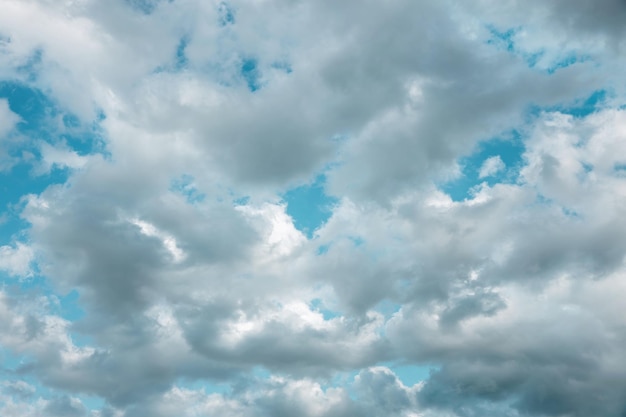 More Clouds in the Blue Sky on Cloudy Day Nature Scenery Weather Looking Up Shot Sign of Sky before a Storm