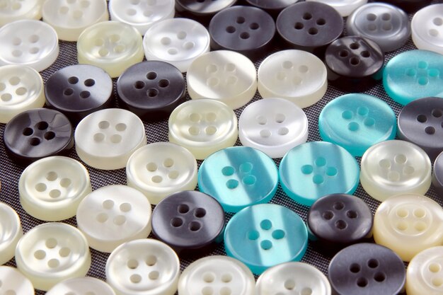 More different mother of pearl buttons