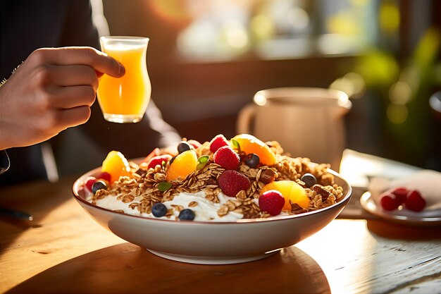 Morning Breakfast Scene Captured With Nikon