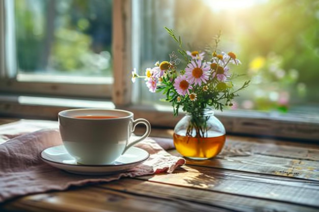 Morning Coffee by the Window