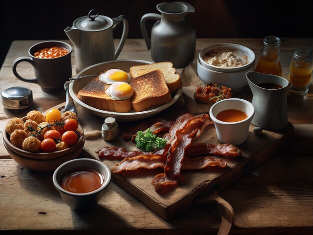 The Morning Glories of a Classic English Breakfast