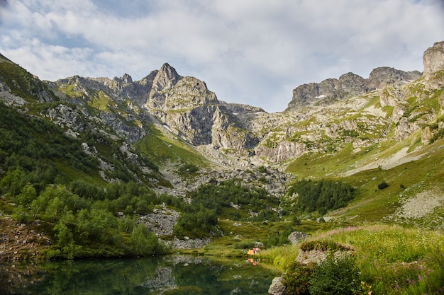 Morning in the mountains, a fabulous landscape