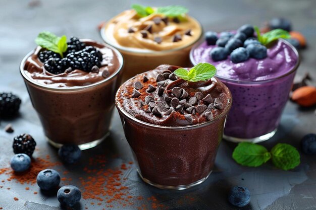 Morning natural healthy desserts