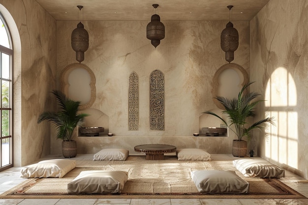 Moroccan Living Room Interior Design