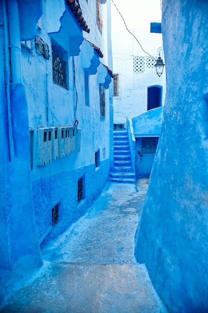 Morocco is the blue city of Chefchaouen