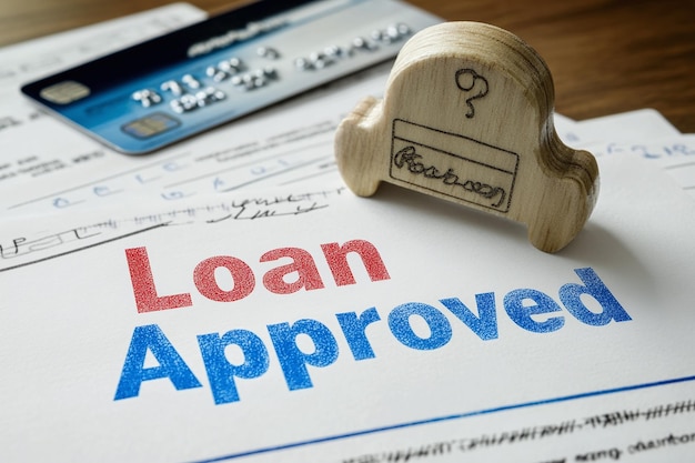 Mortgage Approval for Home Construction Securing Your Approved Loan with Detailed House Blueprints