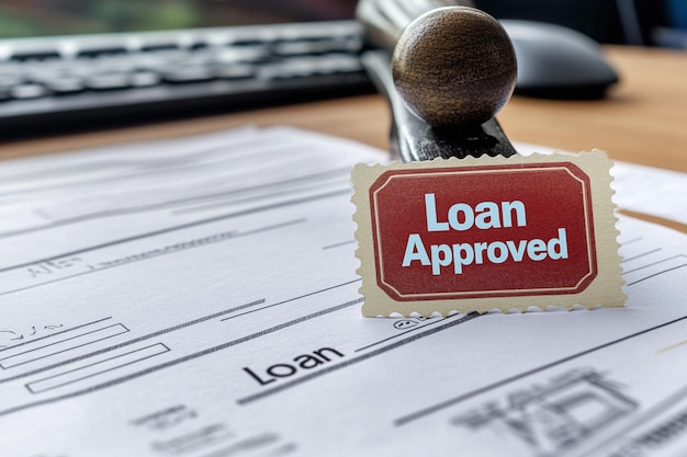 Photo mortgage approval for home construction securing your approved loan with detailed