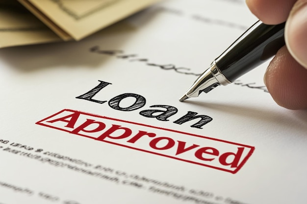 Photo mortgage approval for home construction securing your approved loan with detailed