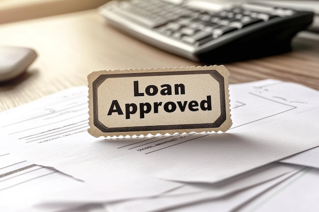 Photo mortgage approval for home construction securing your approved loan with detailed