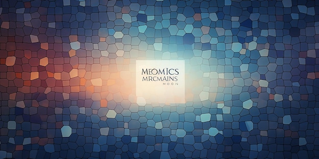 mosaic moments flyer design background