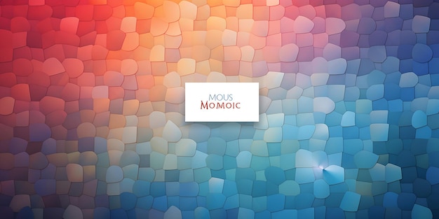 mosaic moments flyer design background