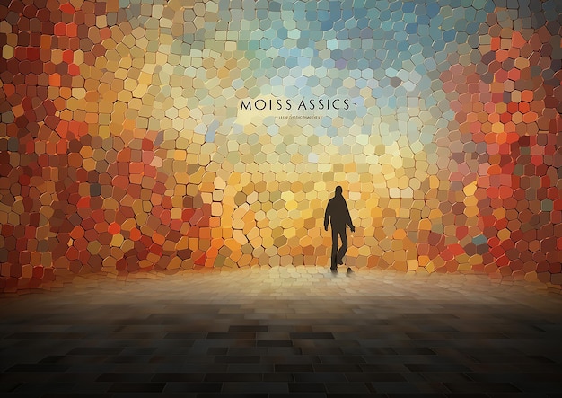 mosaic moments flyer design background