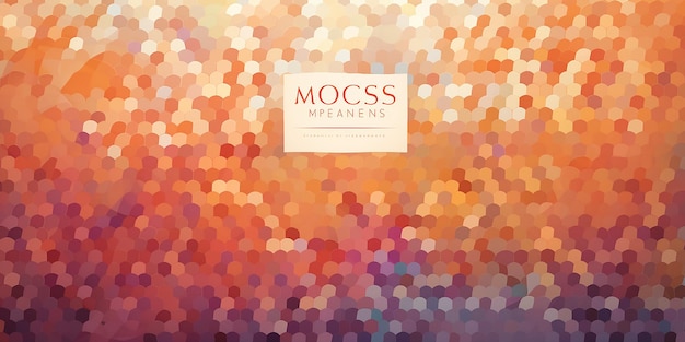 mosaic moments flyer design background