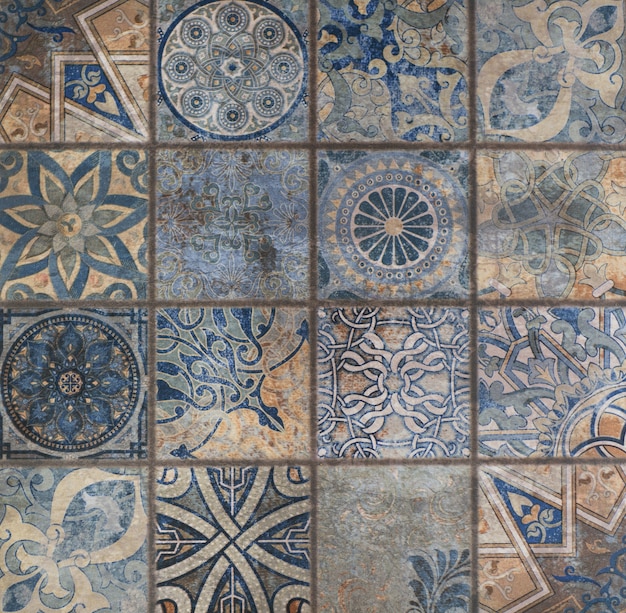 Mosaic tile geometric shapes