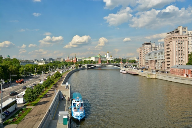 Moscow Kremlin and Moscow river