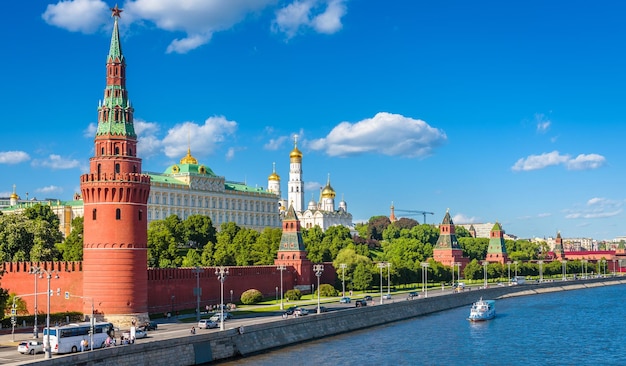 Moscow Kremlin in summer Russia