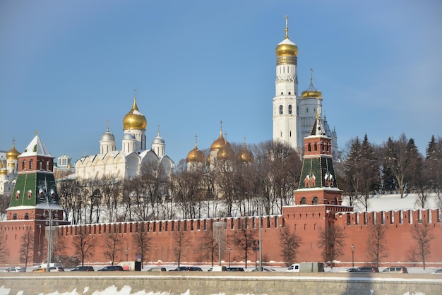 Moscow Kremlin in winter